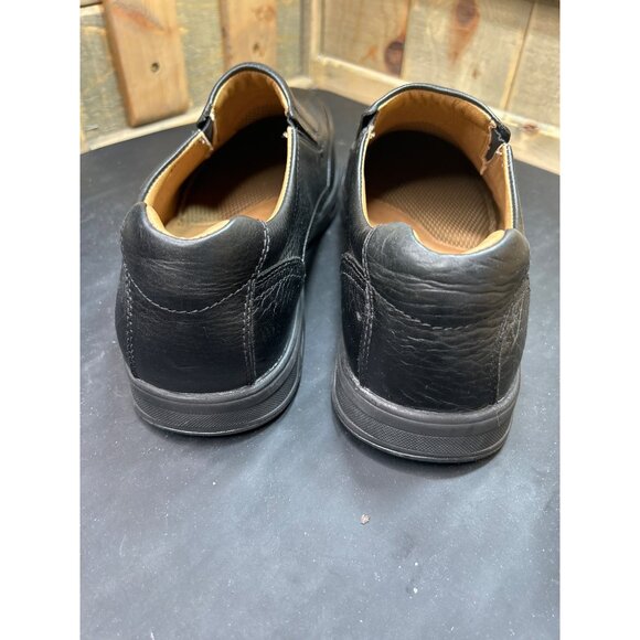 Johnston & Murphy Mens XC4 System Sheepskin Black Leather Slip-On Shoes Size 13M - Picture 6 of 9